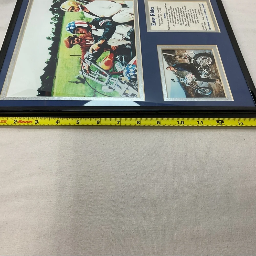Easy‎ Rider Vintage Film Display with Movie photos, Tribute & Film Informaiton